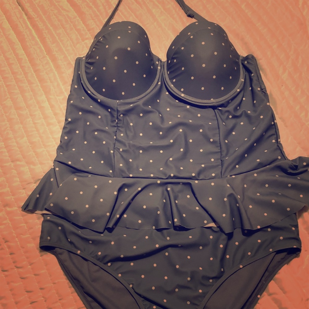 Plus size tankini swimsuit new!